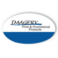 Oval Poly Badge (1.625"x2.875")- Screened - Group 2